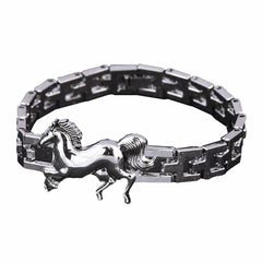 Horse Silver Bracelet