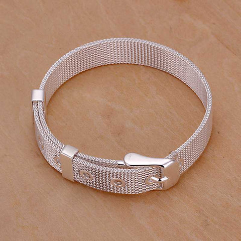 Silver Plated Mesh Bracelet