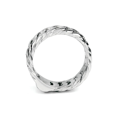 Biker Chain Titanium Ring